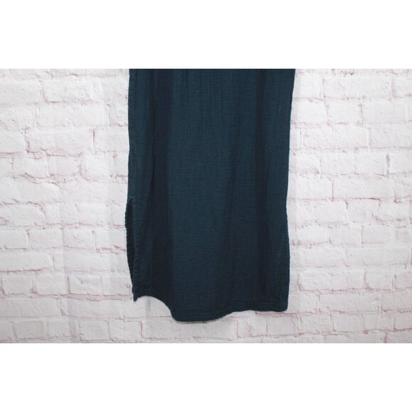 LL Bean Cloud Gauze Cover Up Midi Dress Black Size Medium - Picture 5 of 12